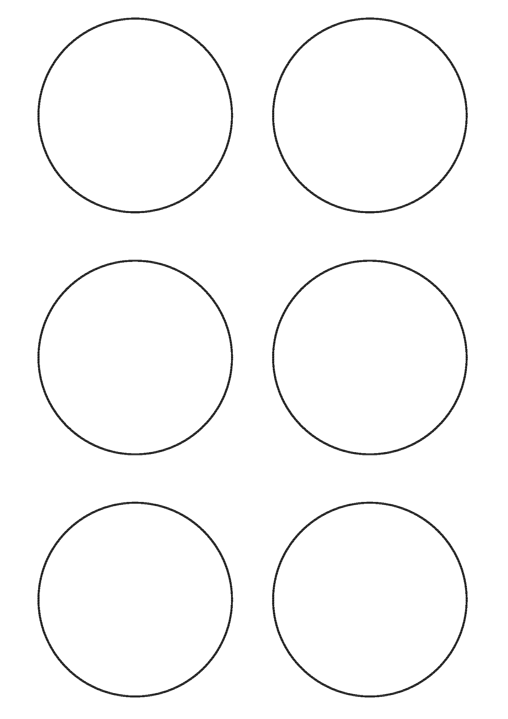 Все четыре круга одного размера диаметр. Круг для вырезания. Трафарет круги. Трафарет кругов разного размера. Кружочки для вырезки.