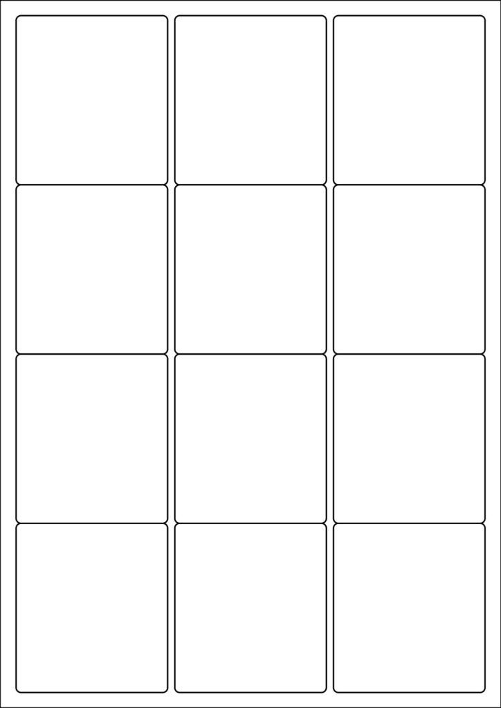 Rectangle Sticker Labels 71mm x 63.5mm | Labels On Sheets | Australia