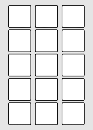 Blank A4 Sticker Label Sheets / Large Range of Label Sizes